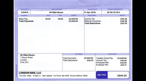 gbp pay stub.